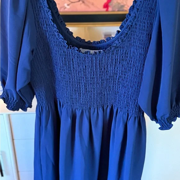 Hill House Louisa (Navy Blue Crepe) XXL/2X - Like New! 💙💙💙 - Picture 2 of 7